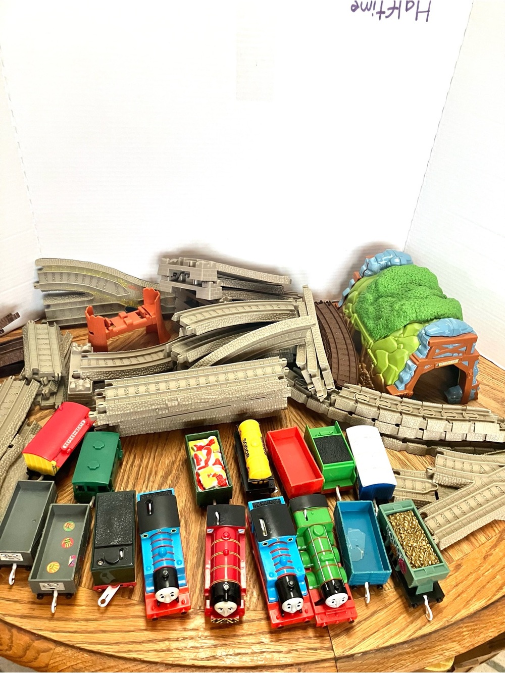 Thomas & Friends Track Master Mixed Lot 70+Tracks With 4 Engines & Cars Read